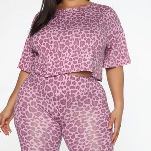 Fashion Nova 2-piece biker short set size 3x